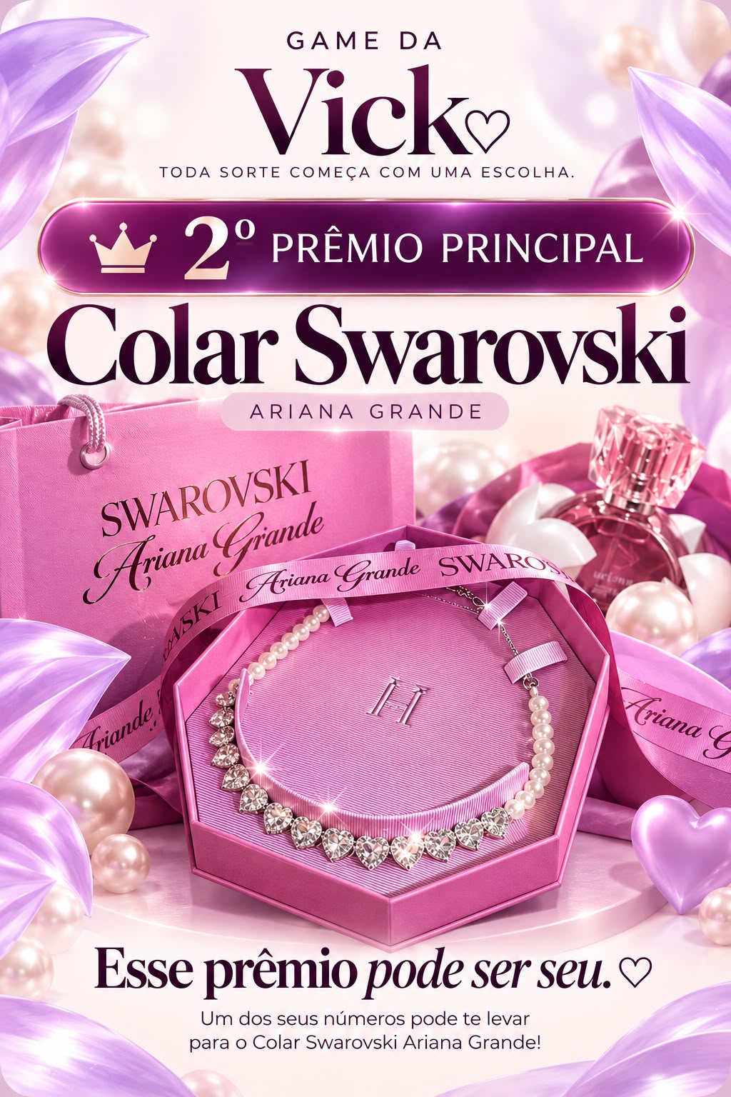 Colar Swarovski Ariana Grande